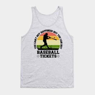 Baseball Game Shirt Baseball Player Gift Tank Top